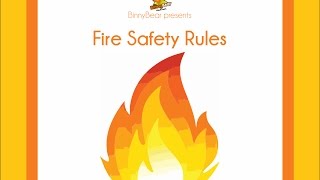 Fire Safety rules for Kids [upl. by Bellaude]