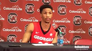 Georgia basketball at South Carolina post game interviews [upl. by Arber]