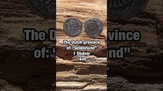 A super 17th Century silver coin found metal detecting in the Netherlands metaldetecting coins [upl. by Camel]