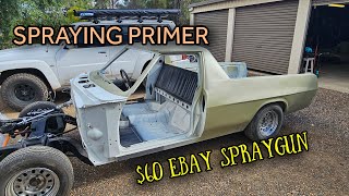 USING A 60 HVLP EBAY SPRAYGUN [upl. by Wini]