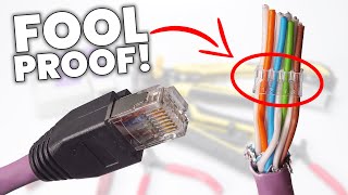 The BEST WAY to Wire Up Ethernet Plugs Cat7  RJ45 Modular Load Bar connectors [upl. by Carri]