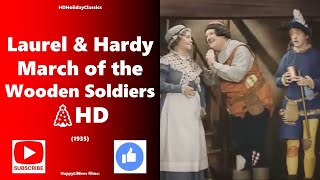 March of the Wooden Soldiers 🌲 Laurel amp Hardy Color HD [upl. by Notsreik]