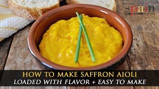 The Ultimate Saffron and Garlic Aioli Recipe [upl. by Ylatfen]