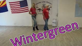 Wintergreen Line Dance Dance amp Teach [upl. by Maxantia]