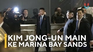 Kim Jongun Nongkrong di Marina Bay Sands [upl. by Benny]