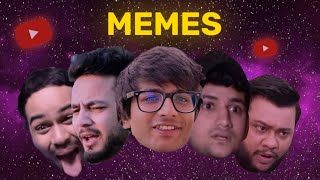 MEMES WHICH I MADE ON YOUTUBERS [upl. by Idnis]