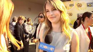 Bridgit Mendler Talks First Performance On GMA Disneys Lemonade Mouth Premiere [upl. by Dnalor]