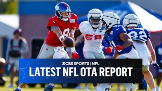 NFL OTA REPORT Campbell optimistic about SUPER BOWL Jones feeling quotGOODquot postinjury  CBS Sports [upl. by Mountford]