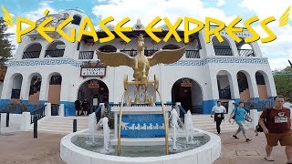 Parc Astérix  Pégase Express  Expérience Complète 60fps [upl. by Asquith]