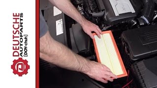 VW 20T TSI Air Filter Replacement DIY How to install [upl. by Gnourt]