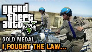 GTA 5  Mission 41  I Fought the Law 100 Gold Medal Walkthrough [upl. by Gnouh]