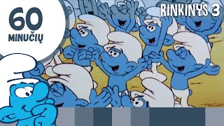 60 minučių Smurfų • 3 Rinkinys • Smurfai [upl. by Aerdnu563]