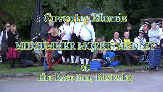 Coventry Morris Men dance at The Rose Inn Baxterley [upl. by Jamel]