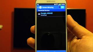 Samsung Galaxy S4 Octa Core  Screen Mirroring with All Share Cast Dongle [upl. by Nairoc296]