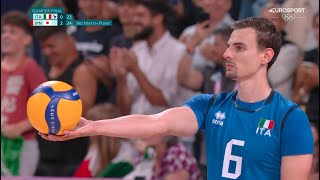 Olimpiadi Parigi 2024 Volley Italia 🇮🇹 Giappone 🇯🇵 CLAMOROSA RIMONTA AZZURRI IN SEMIFINALE [upl. by Cordeelia967]