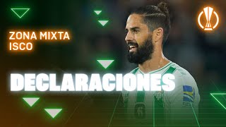 ISCO quotEra un partido importante para seguir en el primer puestoquot 📼▶  Real BETIS Balompié [upl. by Imefulo48]