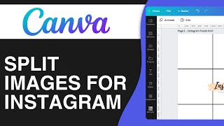 How to Split Images for Instagram Grid in Canva  Full Guide [upl. by Alyk592]