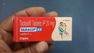 TADACIP 20 Tablet  TADACIP Tablet  Tadalafil Tablet  Cipla TADACIP Tablet TADACIP 20mg Tablet [upl. by Giorgi]