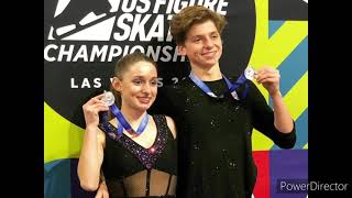 Gage Brown and Oona Brown medal moments [upl. by Ycaj]