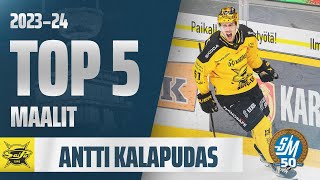 Antti Kalaputaan TOP 5 maalit kaudella 202324 [upl. by Ientirb]