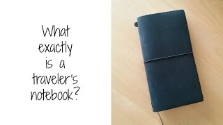 What exactly is a travelers notebook [upl. by Couhp]