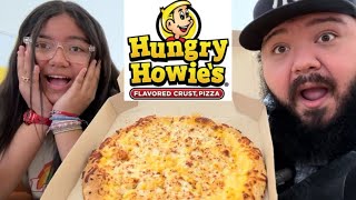 Trying Hungry Howie’s Pizza For The FIRST TIME [upl. by Bilak]