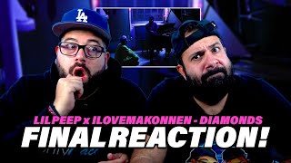 JK Bros FINAL REACTION to Lil Peep x ILoveMakonnen  Diamonds [upl. by Chemash]