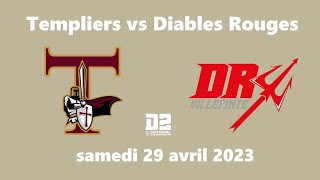 FootUS D2  Templiers vs Diables Rouges  29 avril 2023 [upl. by Anders]