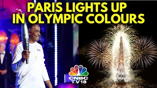 Paris Lights Up On Bastille Day  Frances National Day  Olympic 2024  N18G  CNBC TV18 [upl. by Taryn106]