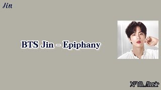 BTS Jin  Epiphany Korean Romanized Lyrics amp English Translation [upl. by Addiel]