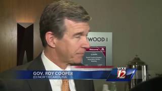 Gov Cooper talks reaction to his HB2 compromise [upl. by Bixler537]