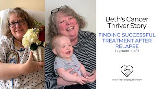 Cancer Survivor Story Finding Treatment After Relapse  Beths Multiple Myeloma Story 4 of 5 [upl. by Ahselef]