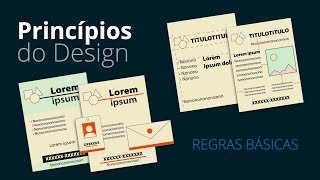 PRINCÍPIOS DO DESIGN  OS 4 ELEMENTOS [upl. by Mulvihill]