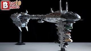 Long awaited EPIC NebulonB Medical Frigate from Star Wars  TOP 10 MOCs of the Week [upl. by Eceirahs610]