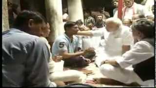 Shri Modi meets Shahid Raj Narain Singhs family in Gaurichak Bihar [upl. by Whitcher]