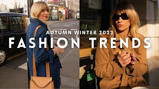 THE KEY FASHION TRENDS 2023  What to wear and how to style  AUTUMN WINTER [upl. by Allerim]