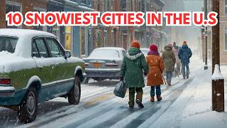 10 Snowiest Cities in the United States 2024 [upl. by Clayborne361]