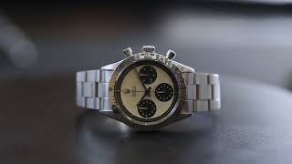 Rolex ref6262 Stamped 6239 Inside the caseback Paul Newman Steel [upl. by Rekyr366]