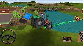 Heavy Us Tractor Farm  Tractor Driving Simulator  Android Gameplay [upl. by Nosahc]