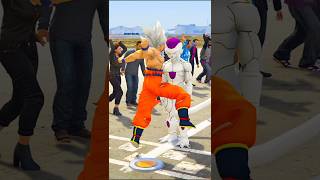 GTA V RANDOM GOKU vs FRIEZA WHO is MOST POWERFUL 🔥🔥 shorts gtav [upl. by Cudlip]