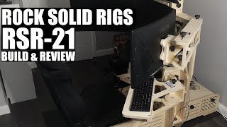 A wooden Sim Rig thats as strong as 8020  Reviewing the Rock Solid Rigs RSR21 [upl. by Scrivenor920]