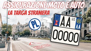 ASSICURAZIONE MOTO E AUTO CONVIENE LA TARGA POLACCASTRANIERA È ILLEGALE  MOTOVLOG [upl. by Fisa167]