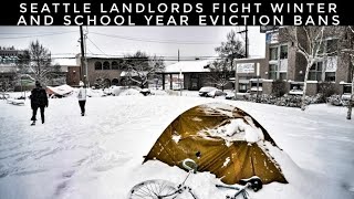 Seattle Landlords Fight Winter And School Year Eviction Bans [upl. by Lonna110]