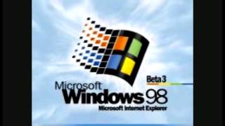 Microsoft Windows 98 Beta 3 1998 Logoff and Shutdown Sound 2 Pitches [upl. by Yenaffit837]