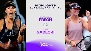 Magdalena Frech vs Olivia Gadecki  2024 Guadalajara Final  WTA Match Highlights [upl. by Opal875]