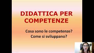 DIDATTICA PER COMPETENZE prepariamocialFIT [upl. by Mazur]