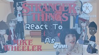 Stranger Things Reacts to Mike as Finn Wolfhard [upl. by Eelaroc]