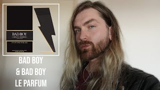 Carolina Herrera Bad Boy amp Bad Boy Le Parfum Comparison [upl. by Handler740]