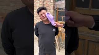 Open bottle challenge ear melon version Sand carving brothers are happy viralvideo funny memes [upl. by Caton]