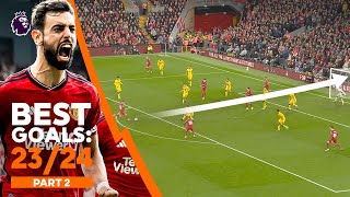 BEST Premier League Goals Of 202324 Ft Fernandes amp Mac Allister  Part 2 [upl. by Yht]